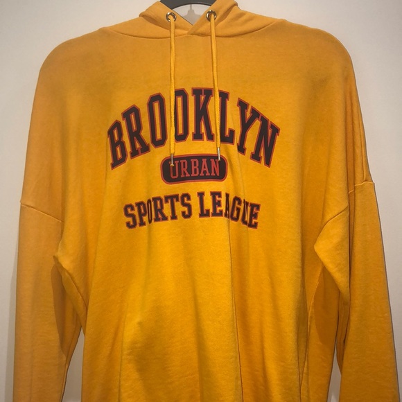 H&M Other - Yellow Brooklyn Sports Hoodie